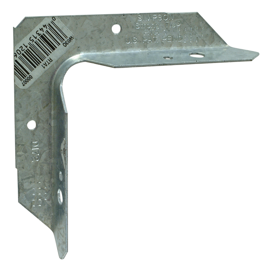 Simpson Strong-Tie RTA1 RTA 18-Gauge Rigid Tie® Angle for 1x1 Joist/Post (Pack of 7200)
