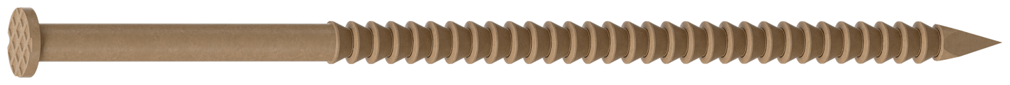 Simpson Strong-Tie S8SNDT5 Painted Siding Nail — 2-1/2 in. x .092 in. Type 304 Stainless Steel, Tan (5 lb.) (Pack of 300)