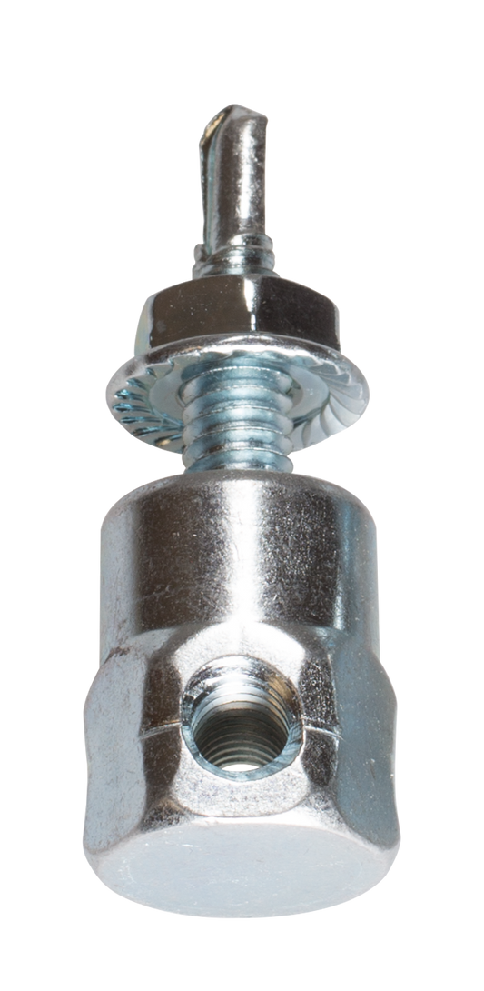 Simpson Strong-Tie RSH25100N Steel Rod Hanger 1/4 in. x 1 in. Horizontal Threaded Anchor for 1/4 in. Rod w/ Nut (25-Qty)
