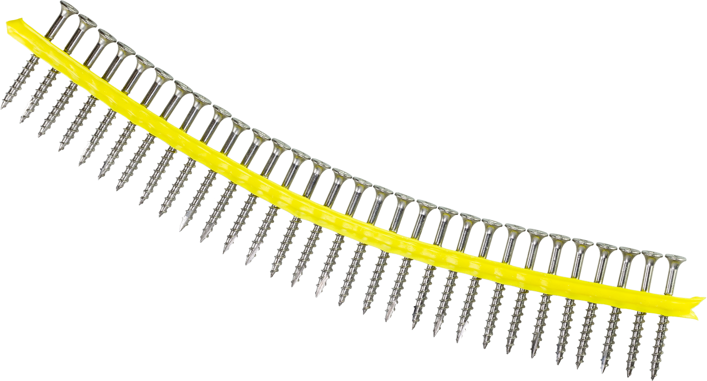 Simpson Strong-Tie SSWSC2BS SSWSCB Roofing Tile Screw (Collated) — #8 x 2 in. #2 Square, Type 305 (2000-Qty) (Pack of 100)
