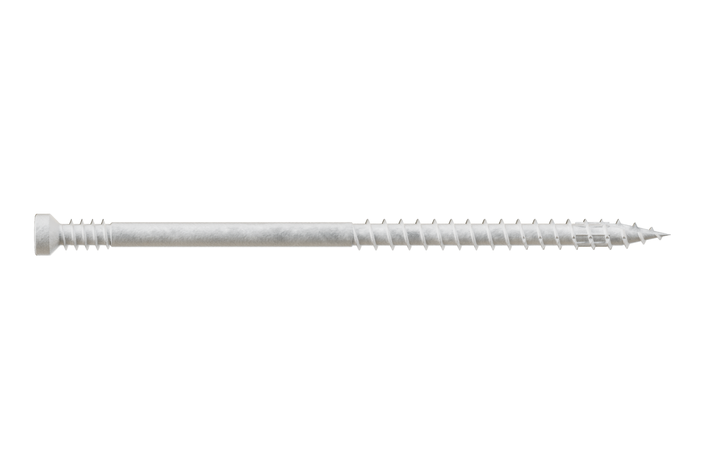 Simpson Strong-Tie FT07300R300W Finish Trim Screw — #7 x 3 in. T10, Trim-Head, Quik Guard®, White (300-Qty)