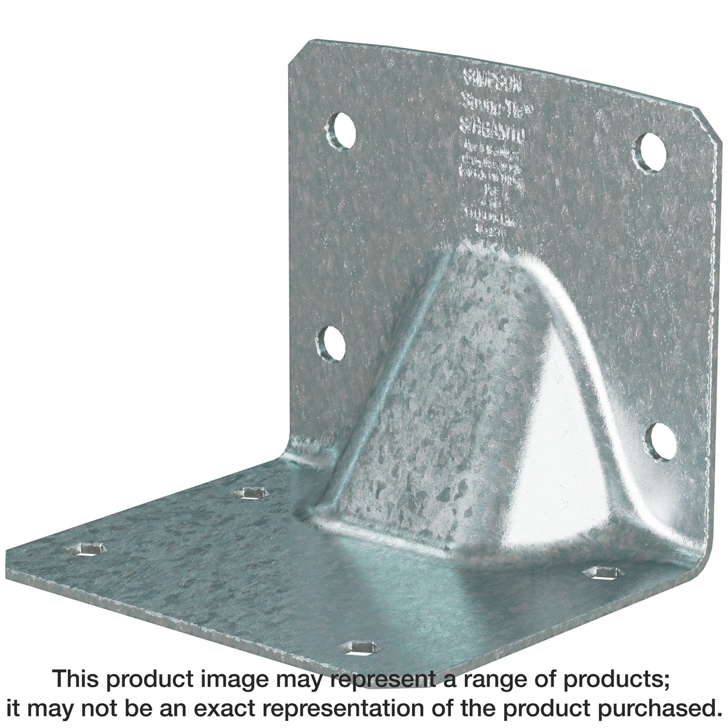 Simpson Strong-Tie S/HGAM10KT S/HGAM Hurricane Gusset Angle for Masonry with Screws (10-Qty) (Pack of 6)