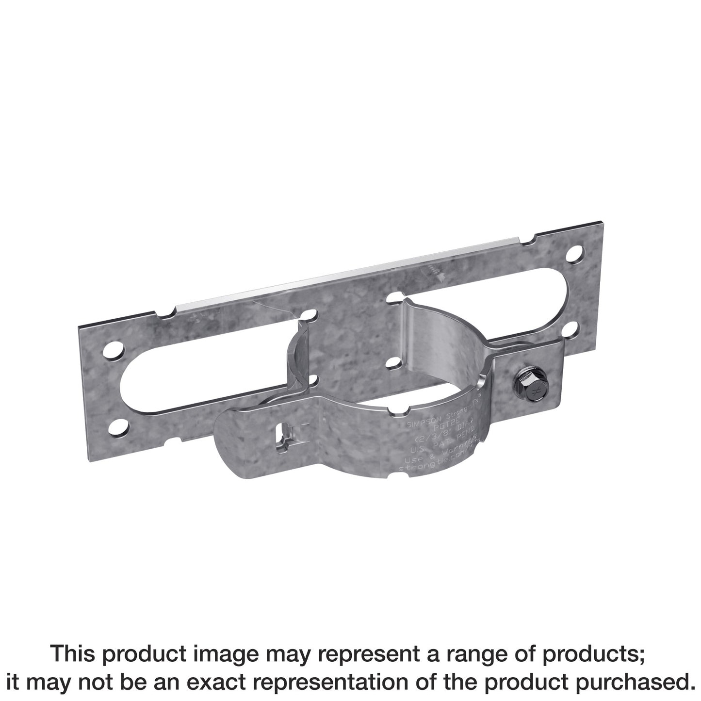 Simpson Strong-Tie PGT2E-R50 PGT2E 12-Gauge Pipe Grip Tie® for 2 in. Pipe (50-Qty) (Pack of 36)