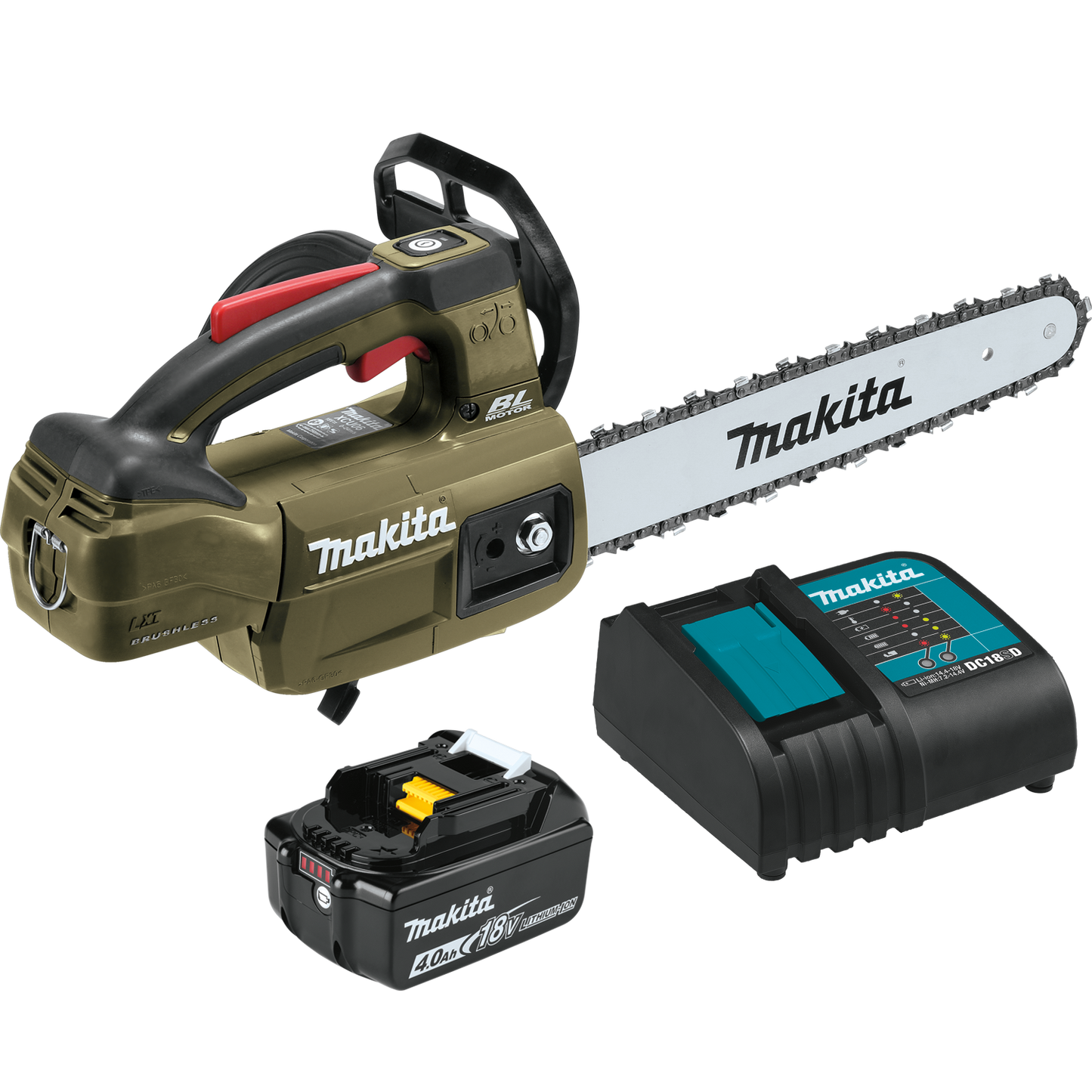 Makita ADCU10SM1 Outdoor Adventure® 18V LXT® 12" Top Handle Chain Saw Kit (4.0Ah)