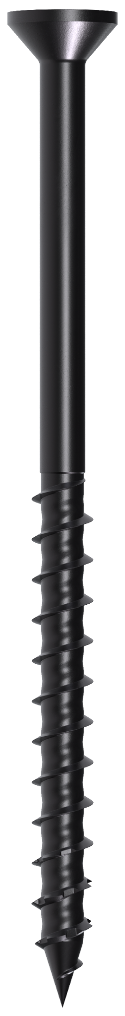 Simpson Strong-Tie TNTBL18314TF Titen Turbo™ — 3/16 in. x 3-1/4 in. 6-Lobe Flat-Head Concrete and Masonry Screw, Black (100-Qty)