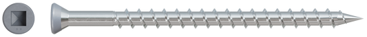 Simpson Strong-Tie DTH212S305GR04 Trim-Head Screw — Sharp Point (Collated) — #7 x 3 in. #2 SQ Type 305, Gray 04 (1000-Qty)