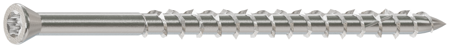Simpson Strong-Tie S08300WPP Deck-Drive™ DWP WOOD SS Screw — #8 x 3 in. T-20, Trim Head, Type 305 (350-Qty) (Pack of 300)
