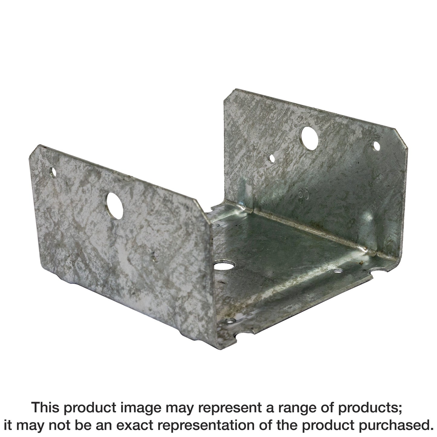 Simpson Strong-Tie HBC60RHDG HBC Hot-Dip Galvanized Post Base for 6x Rough-Lumber Post (Pack of 20)