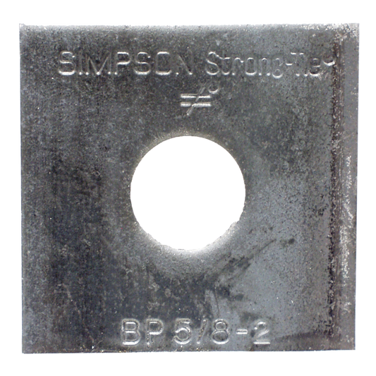 Simpson Strong-Tie BP 5/8-2 BP 2 in. x 2 in. Bearing Plate with 5/8 in. Bolt Dia. (Pack of 10000)
