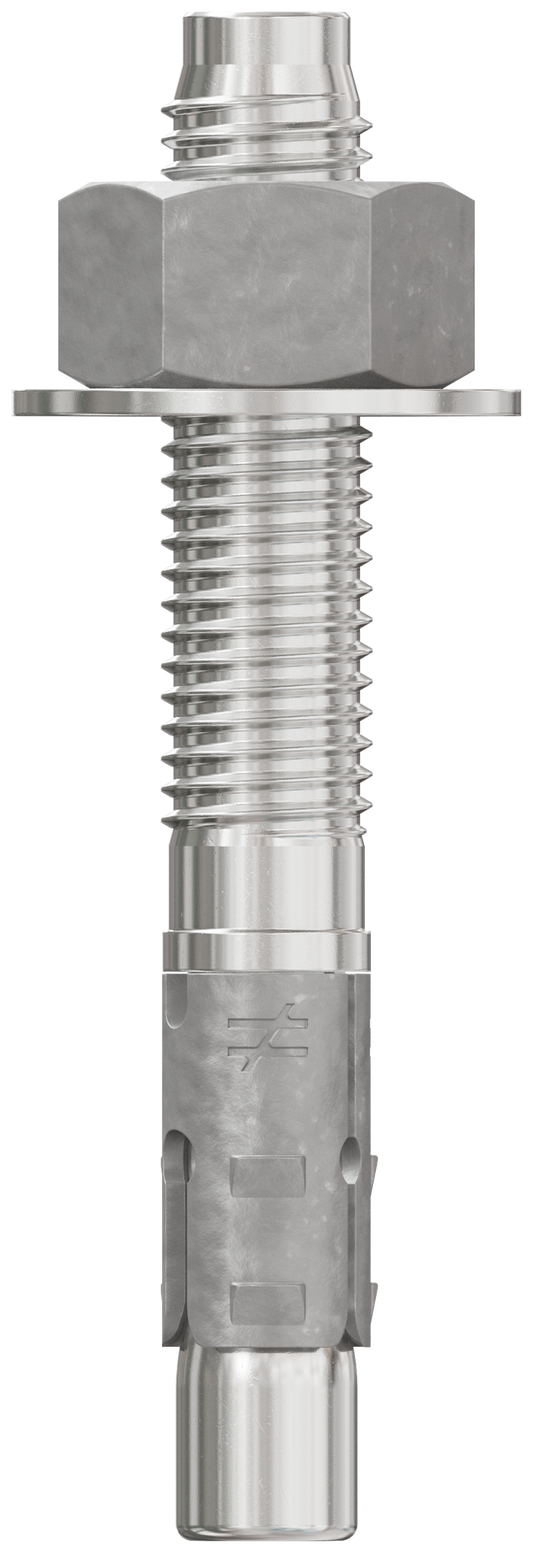 Simpson Strong-Tie STB2-62412S4F20 Strong-Bolt® 2 — 5/8 in. x 4-1/2 in. Type 304 Stainless-Steel Wedge Anchor, Fully Assembled (20-Qty) (Pack of 2)
