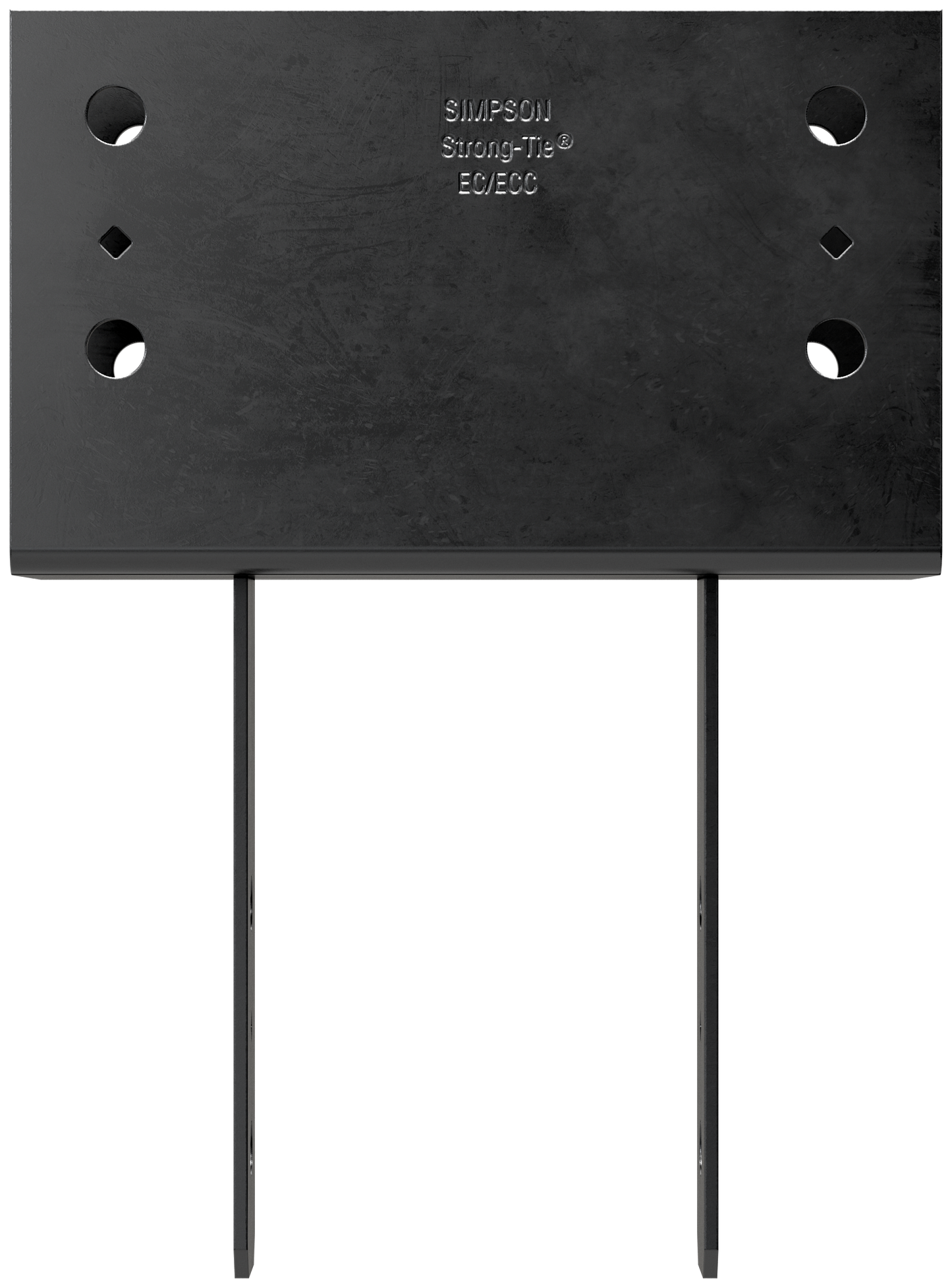Simpson Strong-Tie CC66PC CCPC Black Powder-Coated Column Cap for 6x Beam, 6x Post