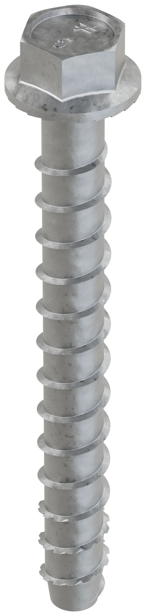 Simpson Strong-Tie THD50500HMGF1 Titen HD® 1/2 in. x 5 in. Mechanically Galvanized Heavy-Duty Screw Anchor (Pack of 20)