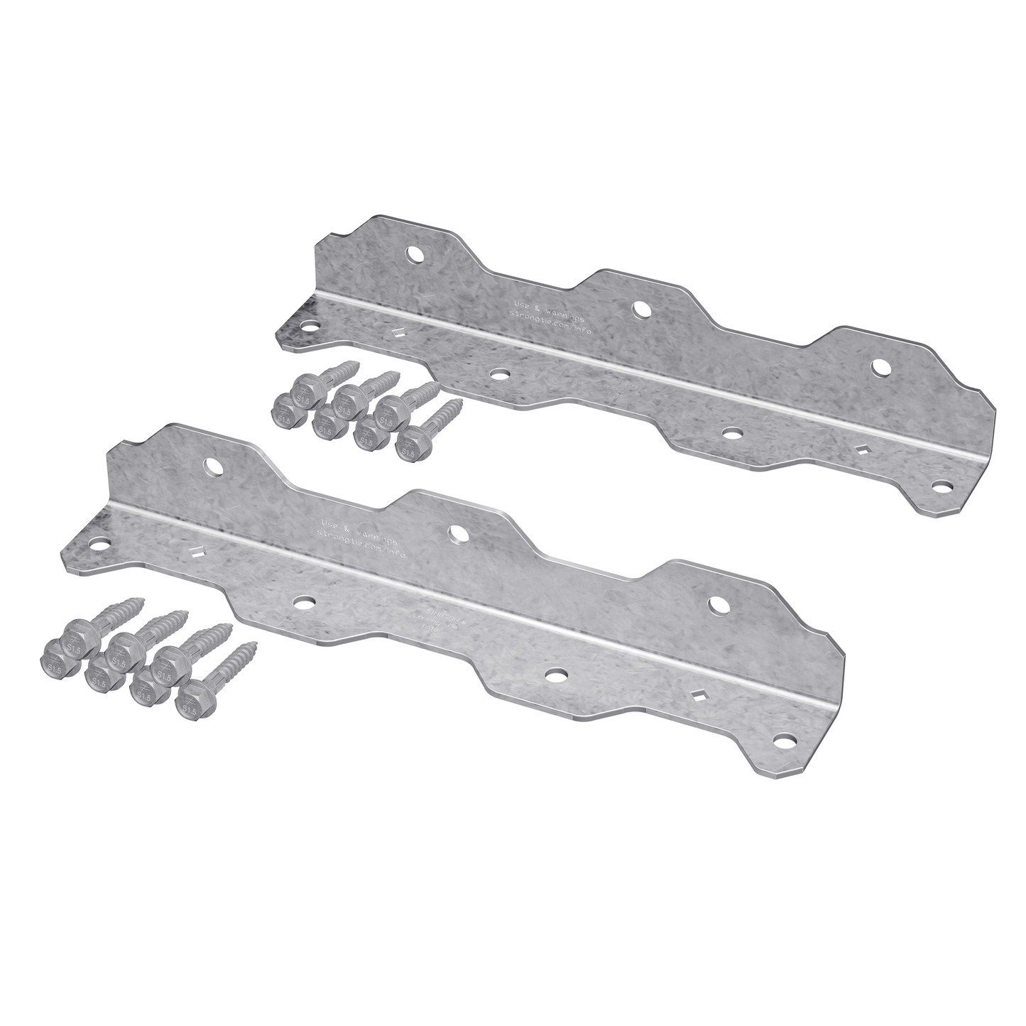 Simpson Strong-Tie TA10ZKT TA 10-1/4 in. 12-Gauge ZMAX® Galvanized Staircase Angle (2-Qty)