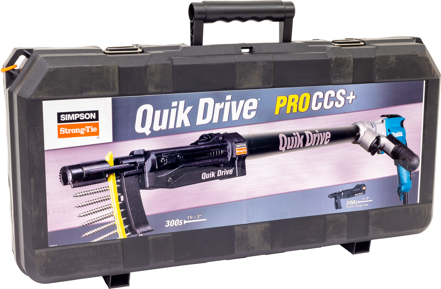 Simpson Strong-Tie PROCCS+M25K Quik Drive® PROCCS+ Multi-Purpose Combo System w/ Makita® 2500 RPM Screwdriver Motor (Pack of 60)