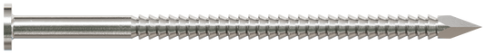 Simpson Strong-Tie T10ACN1 Common Nail, Annular Ring Shank — 3-in. x .148-in. Type 316 Stainless Steel (1 lb.) (Pack of 800)