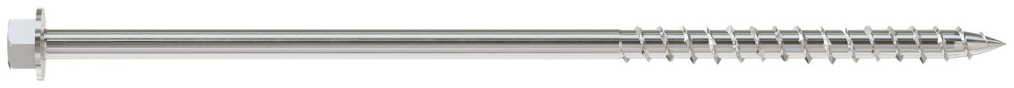 Simpson Strong-Tie SDWH19600SS-5 Strong-Drive® SDWH™ TIMBER-HEX SS Screw — 0.185 in. x 6 in. 5/16 Hex, Type 316 (5-Qty) (Pack of 960)