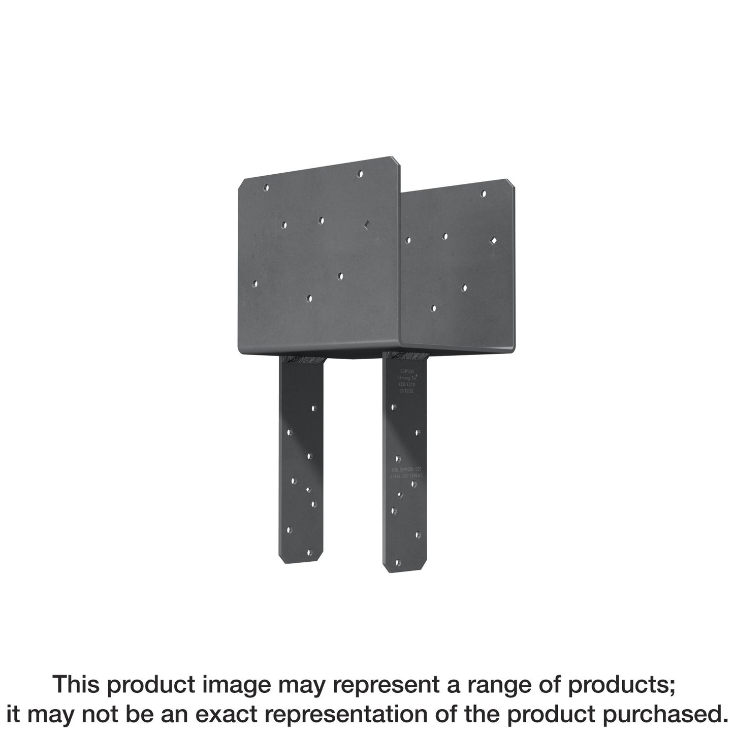 Simpson Strong-Tie ECCQ76SDS2.5 ECCQ™ End Column Cap for 6-3/4 in. Beam, 6x Post, with Strong-Drive® SDS Screws