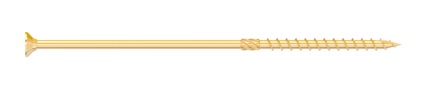 Simpson Strong-Tie SDCP22858 Strong-Drive® SDCP TIMBER-CP Screw — 0.315-in. x 8-5/8-in. T40, Yellow Zinc (250-Qty)