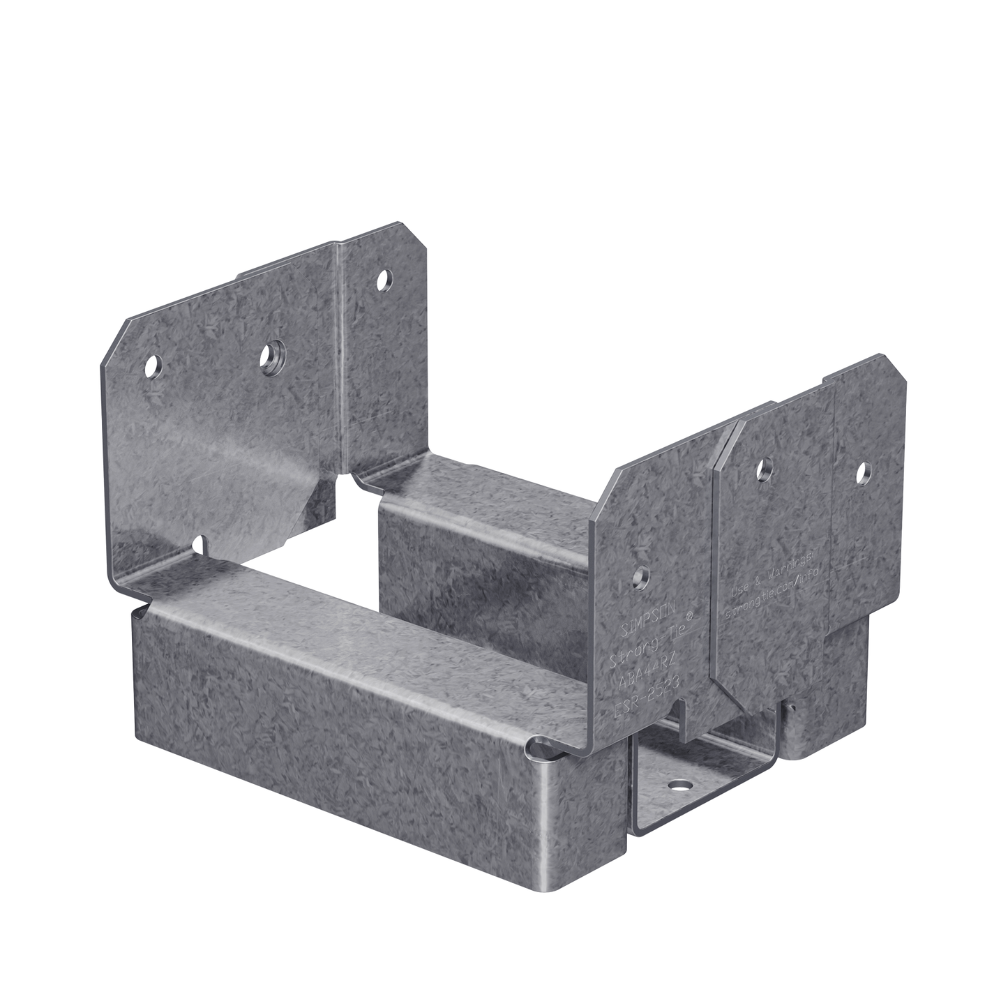 Simpson Strong-Tie ABA44RZ ABA ZMAX® Galvanized Adjustable Standoff Post Base for 4x4 Rough (Pack of 10)