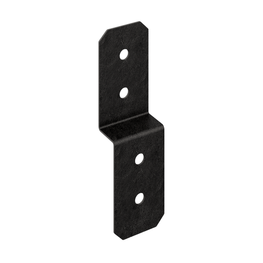Simpson Strong-Tie APVDJT2-4 Outdoor Accents® Avant Collection™ 3-in. ZMAX®, Black Powder-Coated Deck Joist Tie for 2x