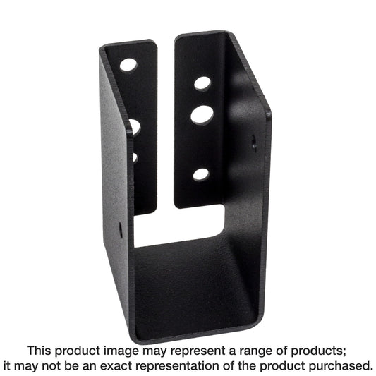 Simpson Strong-Tie APLH24R Outdoor Accents® APLH ZMAX®, Black Light Joist Hanger for 2x4 Rough
