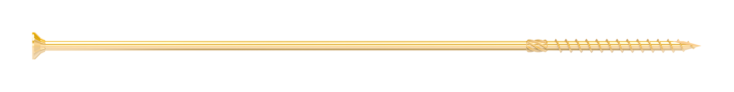 Simpson Strong-Tie SDCP271400 Strong-Drive® SDCP TIMBER-CP Screw — 0.390-in. x 14-in. T40, Yellow Zinc (150-Qty)