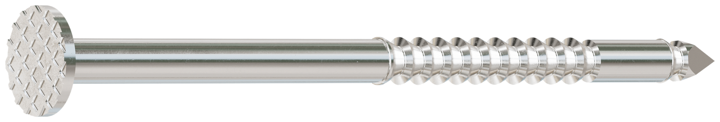 Simpson Strong-Tie T13A175SNJ 15° Wire Coil, Full Round Head, Ring-Shank Siding Nail — 1-3/4 in. Type 316 (1800-Qty) (Pack of 80)