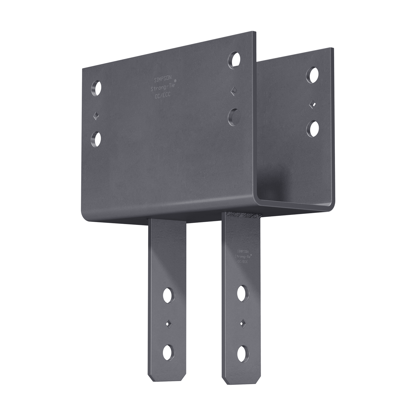 Simpson Strong-Tie CC5 1/4-6 CC Column Cap for 5-1/8 in. Beam, 6x Post (Pack of 40)