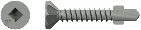 Simpson Strong-Tie CBSDQ106-5K CBSDQ Sheathing-to-CFS Screw — #8 x 1-1/16 in. #2 Square Undersized, Quik Guard® (5000-Qty)