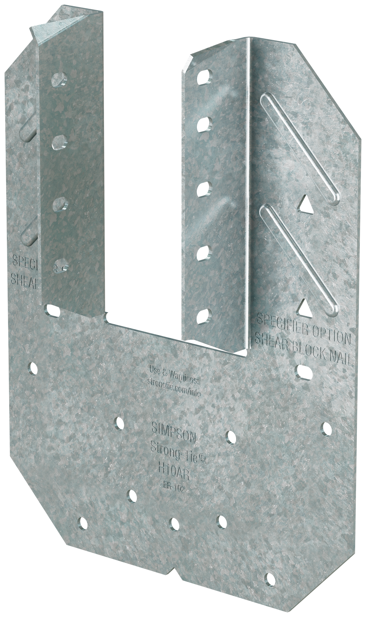 Simpson Strong-Tie H10AR H10AR 18-Gauge Galvanized Hurricane Tie