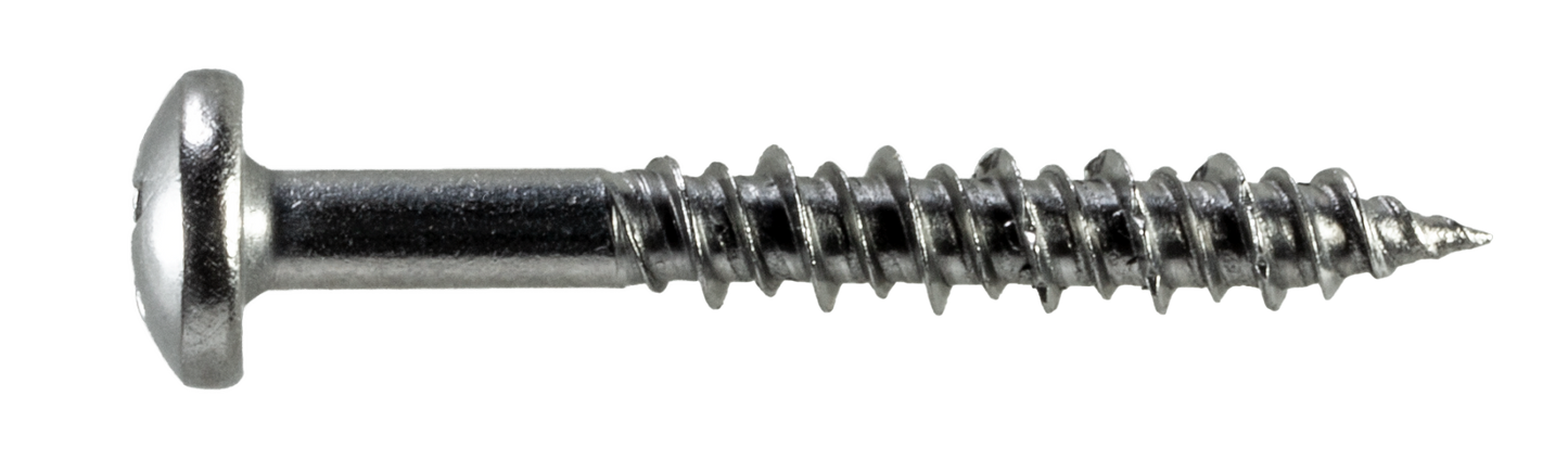 Simpson Strong-Tie T08J125PX-RP15 Marine Screw, Pan Head — #8 x 1-1/4 in. #2 Phillips Drive, Type 316 (15-Qty) (Pack of 5)