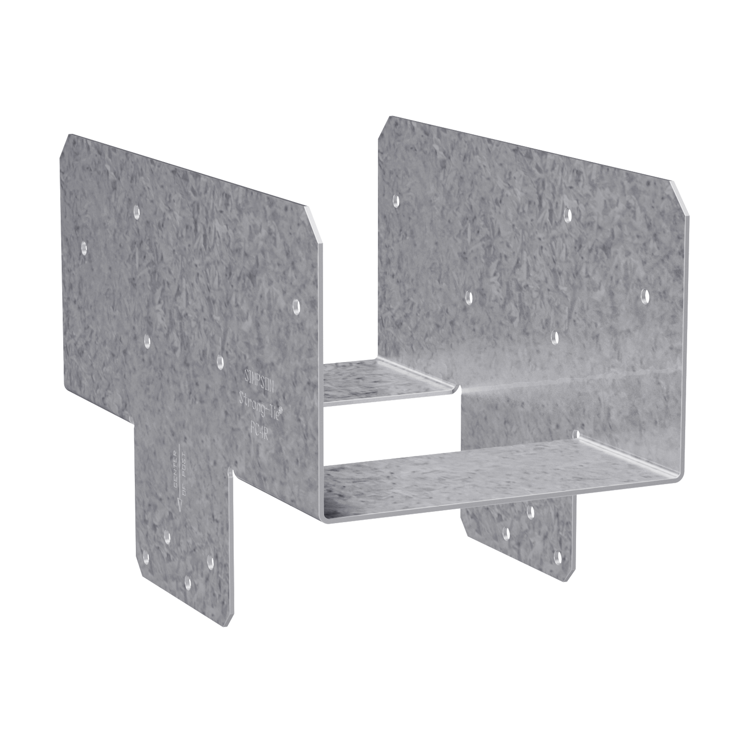 Simpson Strong-Tie PC4RZ PCZ® ZMAX® Galvanized Post Cap for 4x Rough (Pack of 10)