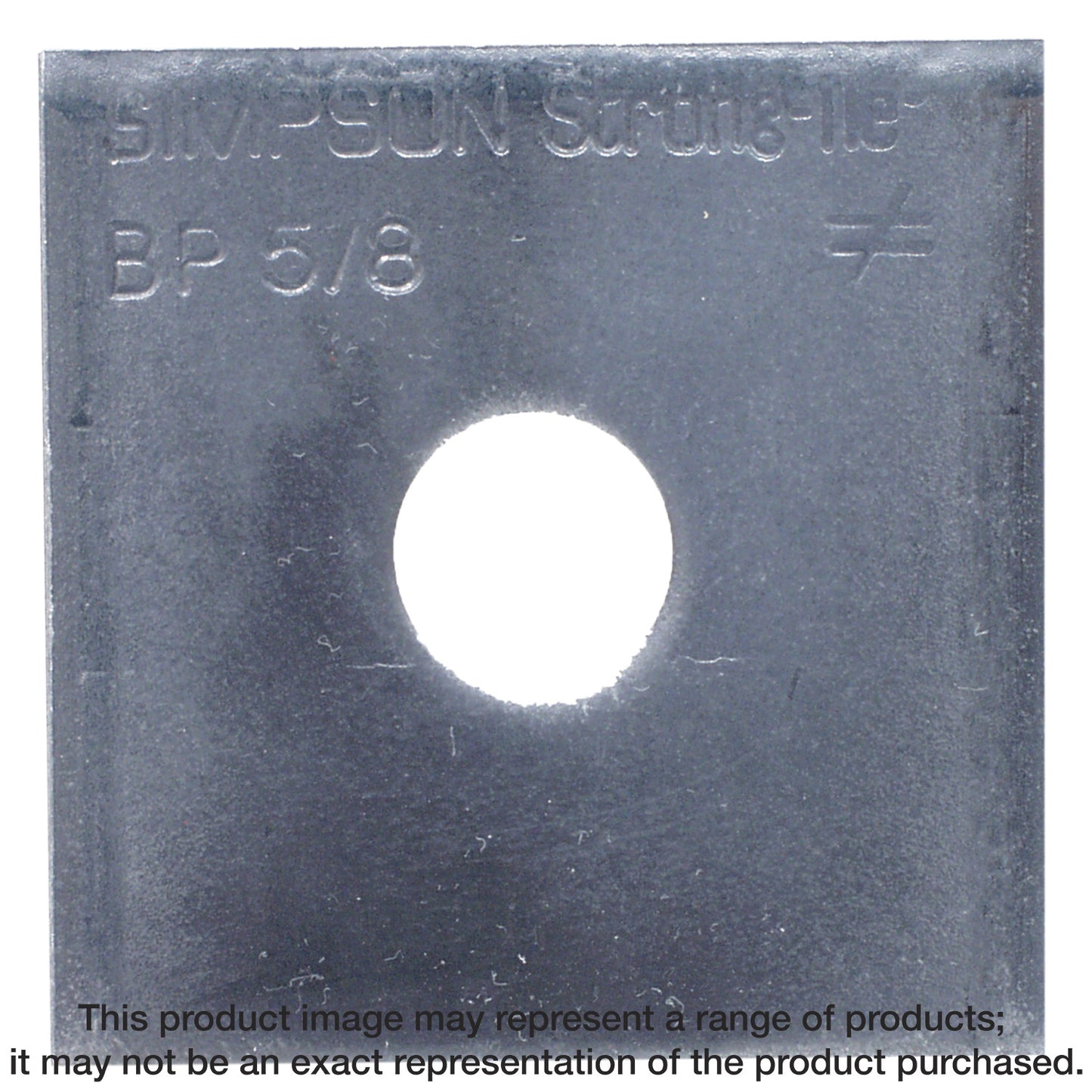 Simpson Strong-Tie BP 5/8 BP 2-1/2 in. x 2-1/2 in. Bearing Plate with 5/8 in. Bolt Dia. (Pack of 2000)