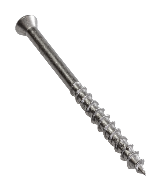 Simpson Strong-Tie T07225WP-RP340 Deck-Drive™ DWP WOOD SS Screw — #7 x 2-1/4 in. T-15, Trim Head, Type 316 (340-Qty) (Pack of 4)