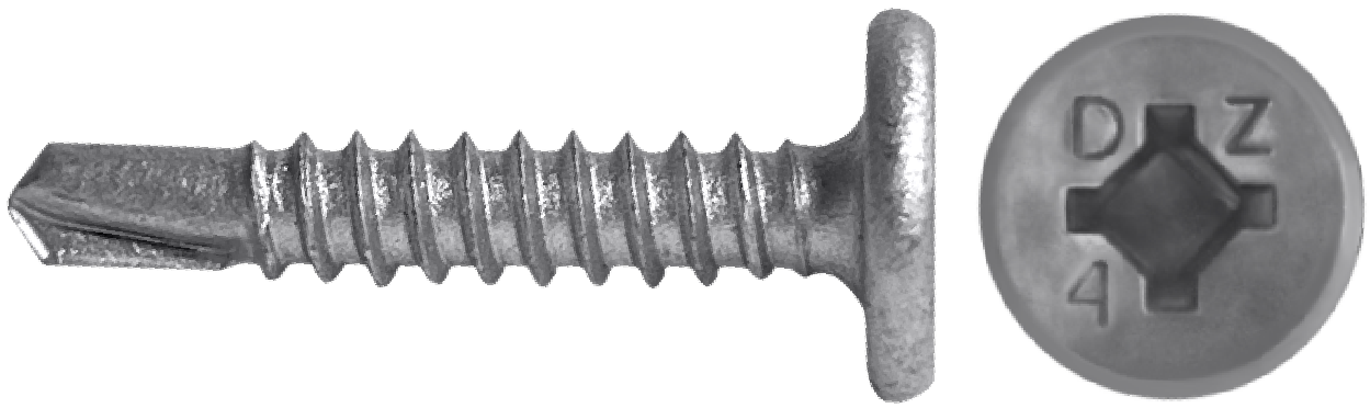 DAGGERZ LOPROSDSS1010 10-16 x 1 square/phillips self drill screws 410 stainless steel dagger-guard