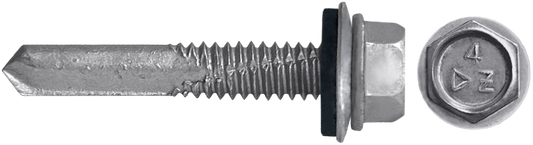 DAGGERZ NEOSD5SSCT12112 12-24 x 1-1/2 hex washer head specialty self drill screws w/bonded washer 410 ss dagger-guard
