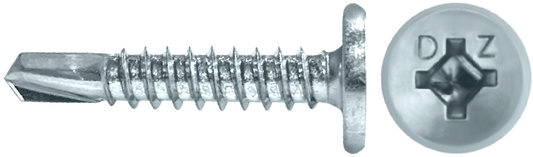 DAGGERZ LOPROSDZ10058 10-16 x 5/8 square/phillips self drill screws zinc
