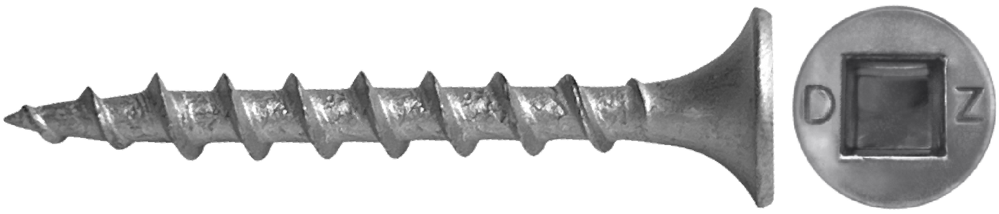 DAGGERZ DKSQD06200 6 x 2 square bugle head coarse thread deck screws dacromet