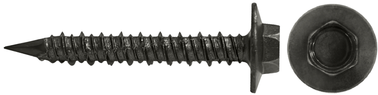 DAGGERZ QCCT1440BRZ 1/4 x 4 hex flange concrete screws dagger-guard bronze