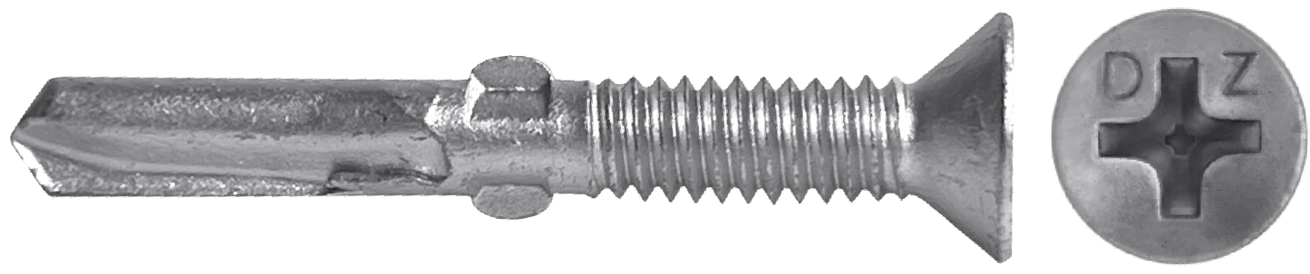 DAGGERZ SD4CTWW1220 12-24 x 2 phillips flat head self drill screws w/wings dagger-guard