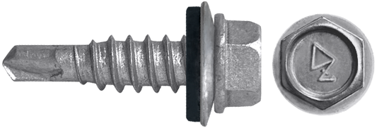 DAGGERZ NEOSTHCT1478 1/4 x 7/8 hwh self drill screws w/bonded washer #1 stitch dagger-guard
