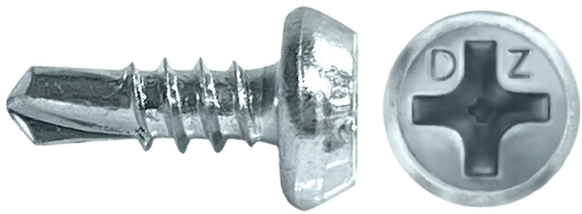 DAGGERZ PFSDZ0771610 7 x 7/16 phillips pan framing self drill screws zinc