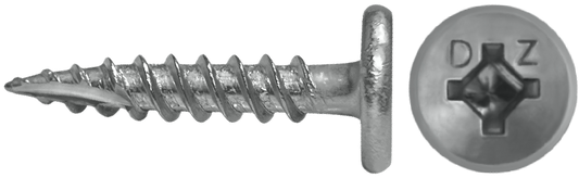 DAGGERZ LOPROT17GPSSS1020 10-13 x 2 square/phillips type 17 screws 302 stainless steel