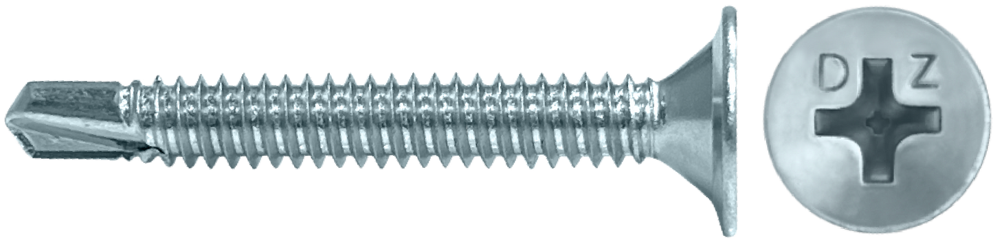 DAGGERZ PLYSDZ10112 10-24 x 1-1/2 phillips thin wafer plymetal self drill screws zinc
