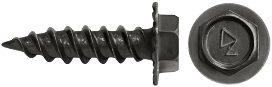 DAGGERZ SMCT10308BRZ 10 x 3 unslotted hex washer head w/serrations sheet metal screws dagger-guard bronze