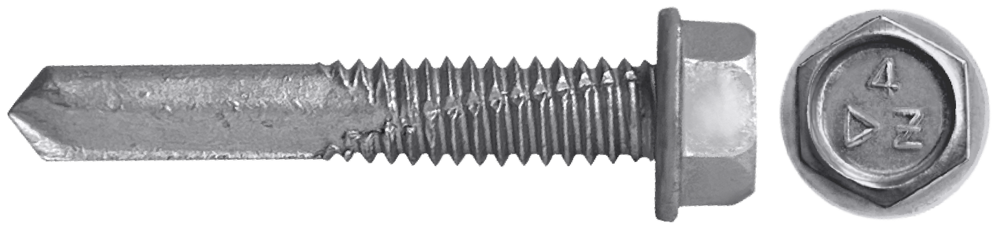 DAGGERZ SD5SSCT1220 12-24 x 2 hex washer head specialty self drill screws 410 stainless steel dagger-guard