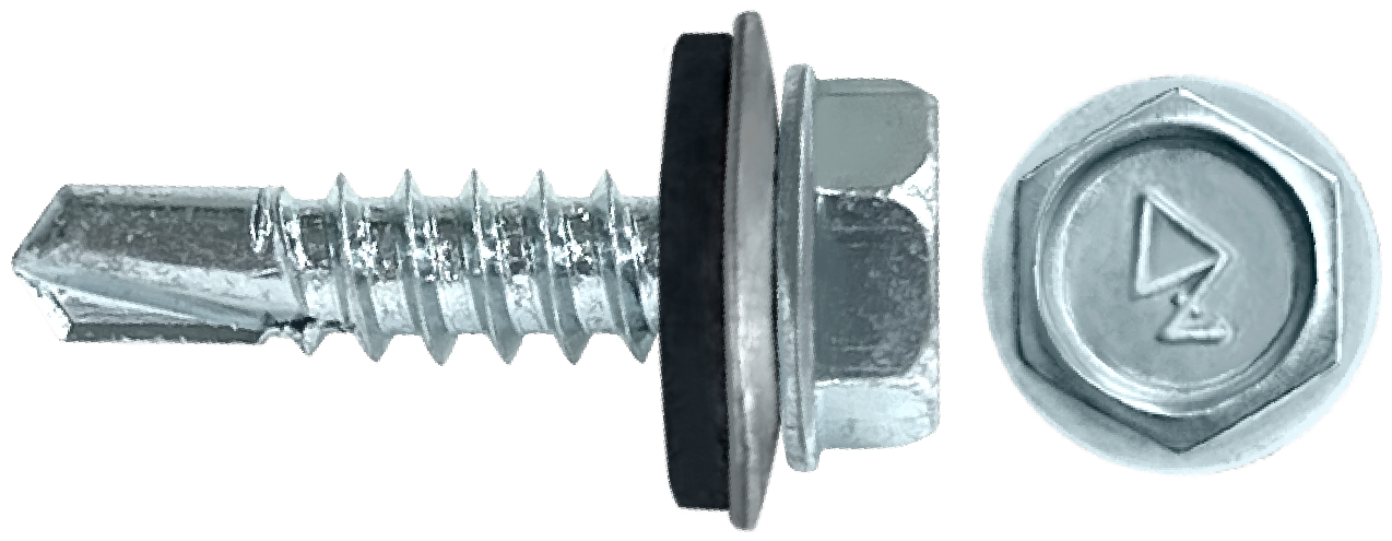 DAGGERZ NEOSDZ1430 14 x 3 hex washer head self drill screws with bonded washer zinc