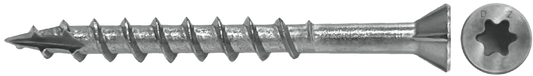 DAGGERZ DKTSTSS07158 7 x 1-5/8 square trim w/nibs type 17 deck screws 305 stainless steel
