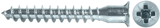 DAGGERZ DLCON750MM M7 - 50mm pozi flat w/nibs confirmat coarse sharp wood screws zinc