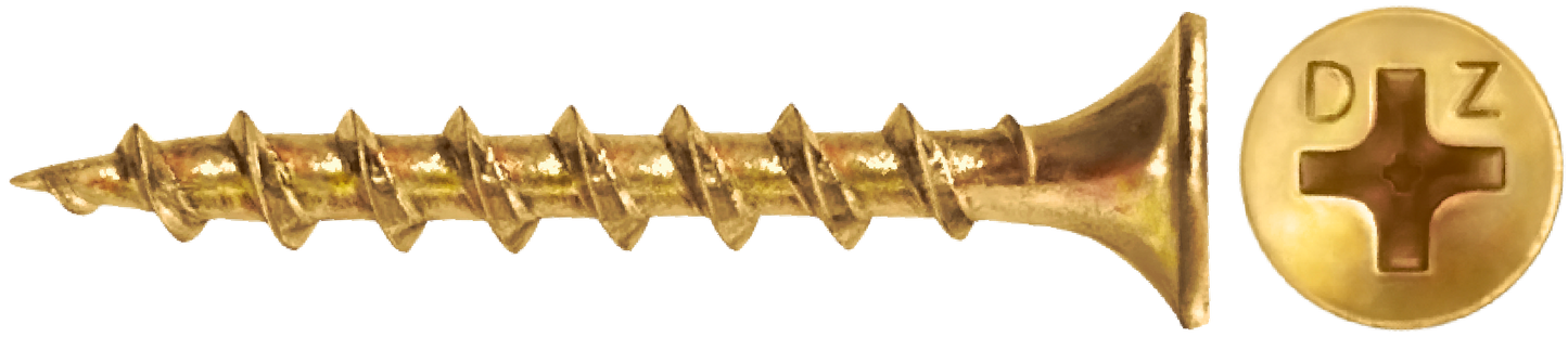 DAGGERZ DWY1040 10 x 4 phillips bugle coarse thread drywall screws yellow zinc